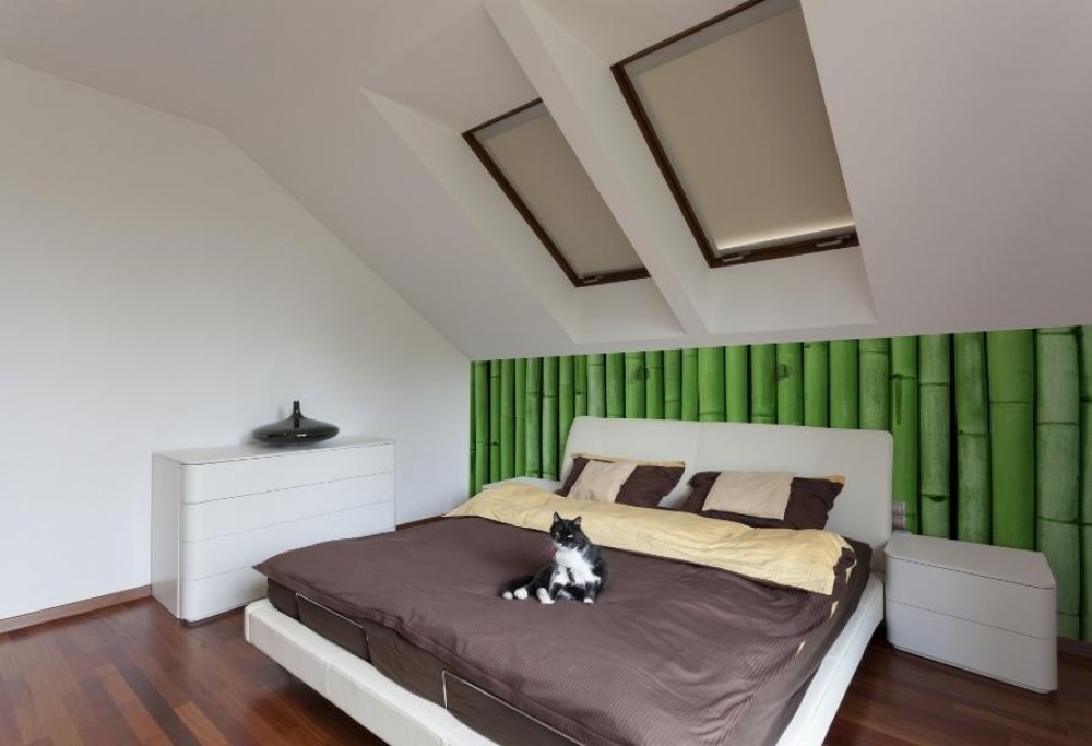 slaapkamer op zolder