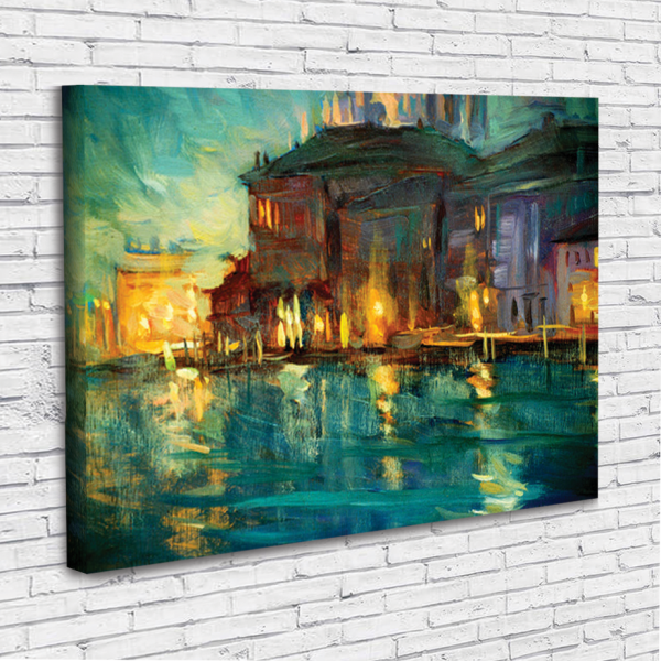 Schilder- en kunstkunst in de vorm van digitaal printen op canvas