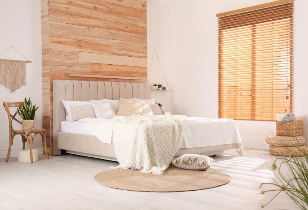 slaapkamer in Scandinavische stijl