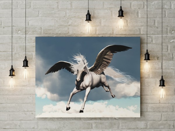 Fantasiewereld en donkere acrylschilderijen