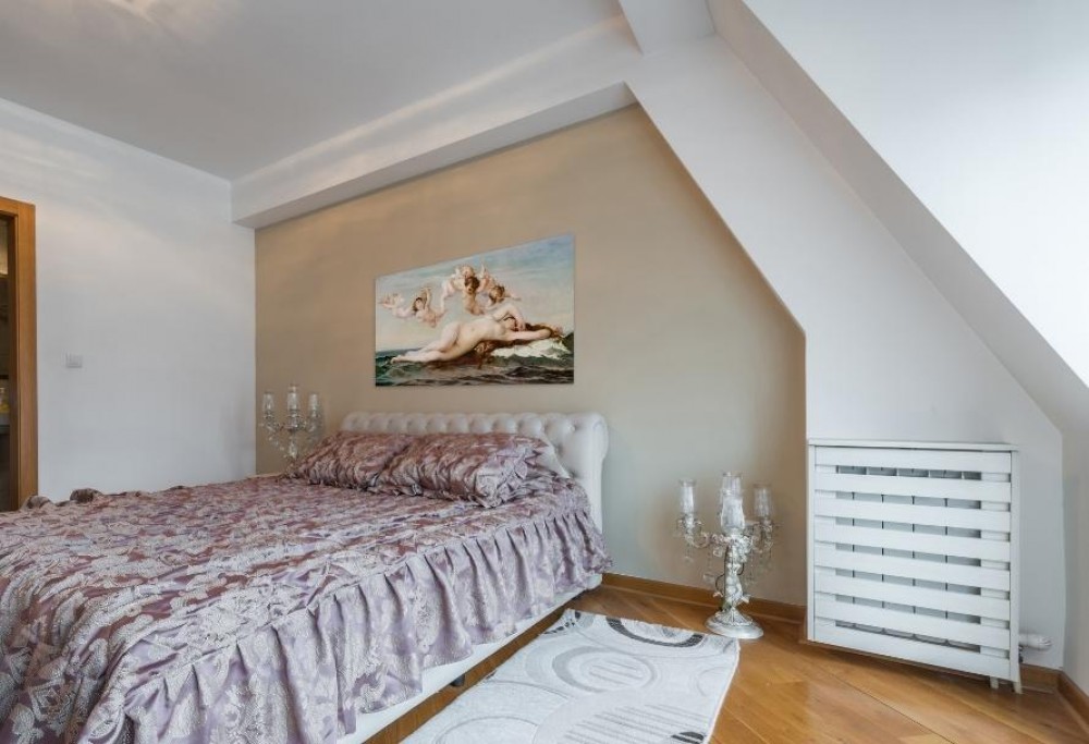 slaapkamer op zolder