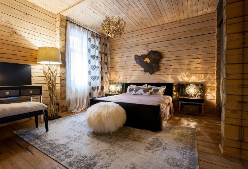 Rustieke slaapkamerdecoratie