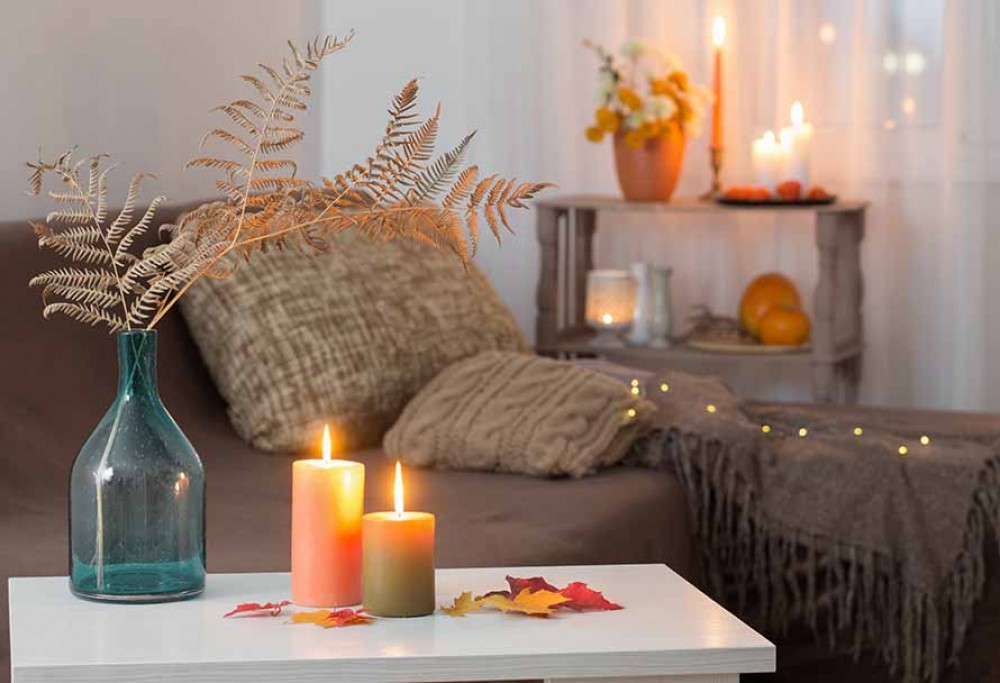 herfstdecoraties voor het interieur