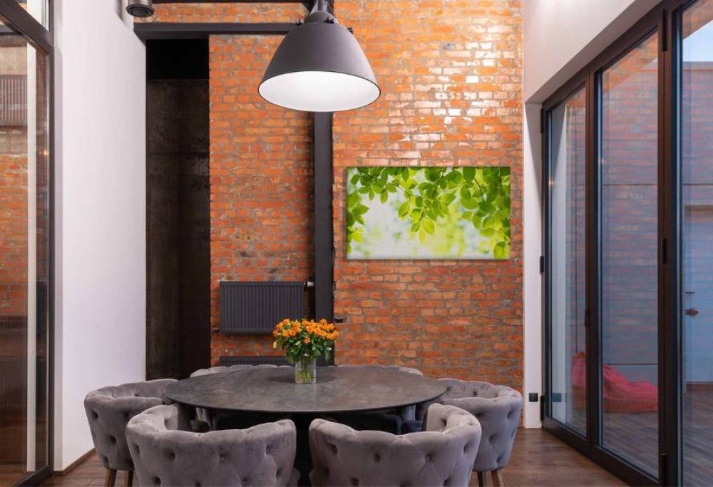schilderijen in boho-loftstijl