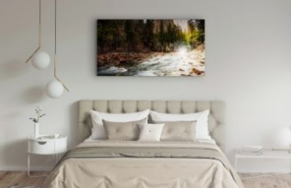 Foto's voor de slaapkamer en woonkamer - welk motief, type en formaat van de foto past in jouw interieur?