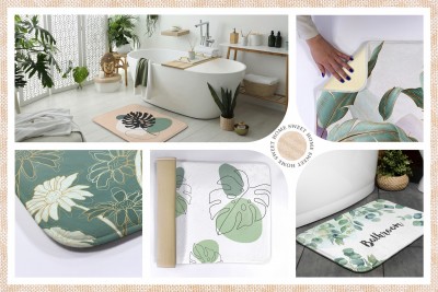 Presentatie van het vloerkleed 75x45 cm