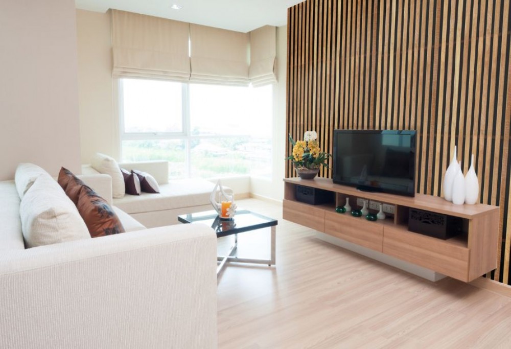 TV-muur in de woonkamer - inspiraties