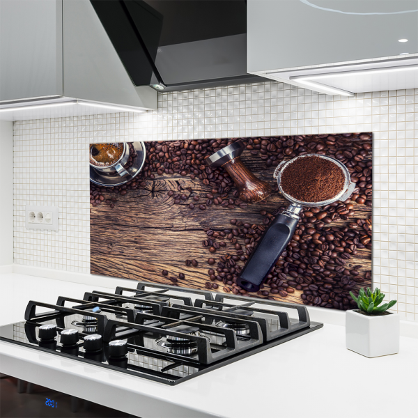 Moderne woondecoratie met glazen keukenpanelen